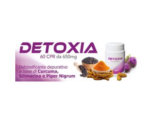 Detoxia 650 mg 60 compresse integratore Kuratek depurativo digestivo