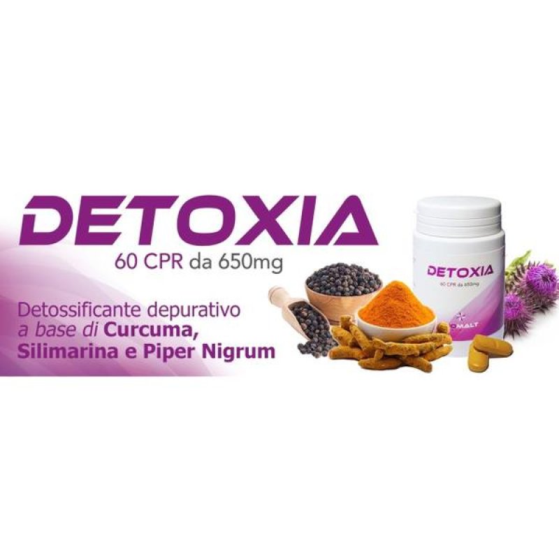 Detoxia 650 mg 60 compresse integratore Kuratek depurativo digestivo Detoxia 650 mg 60 compresse integratore Kuratek depurativo digestivo