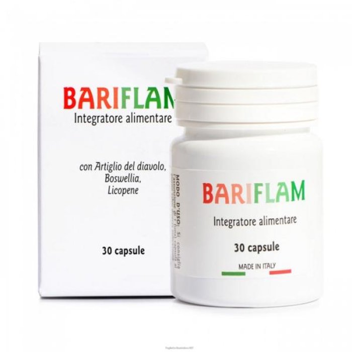 Bariflam 30 Capsule Integratore Naturale per Dolori Articolari e Muscolari Bariflam 30 Capsule Integratore Naturale per Dolori Articolari e Muscolari