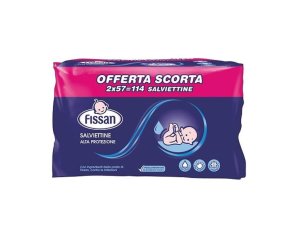 Fissan Salviettine Alta Protezione per il Cambio dei Bambini 2 x 57salviettine