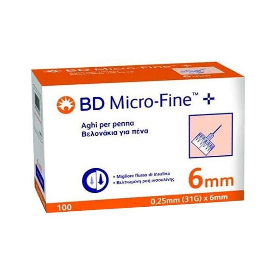 Ago icontrol calibro 31 lunghezza 6 millimetri confezione da 100 pezzi aghi sterili monouso per penna insulinica icontrol Ago icontrol calibro 31 lunghezza 6 millimetri confezione da 100 pezzi aghi sterili monouso per penna insulinica icontrol