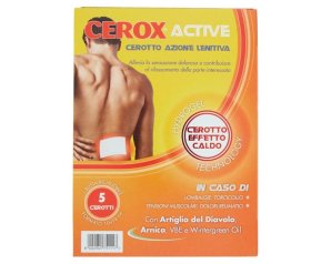 Cerox Active Cerotti a Azione Lenitiva – the Cerotto per Dolori Muscolari e Articolari con Effetto Calmante
