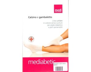 MEDIABETIC Calzino Bianco M