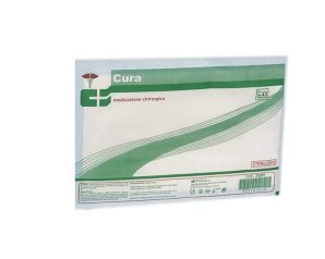 Cura Medicazione Ster Garza Adesiva Sterile 10 x 20 Centimetri per Fasciature e Ferite