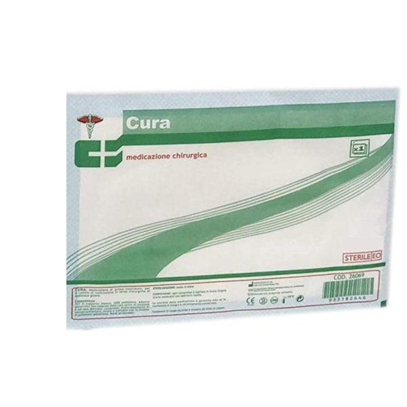 Cura Medicazione Ster Garza Adesiva Sterile 10 x 20 Centimetri per Fasciature e Ferite Cura Medicazione Ster Garza Adesiva Sterile 10 x 20 Centimetri per Fasciature e Ferite