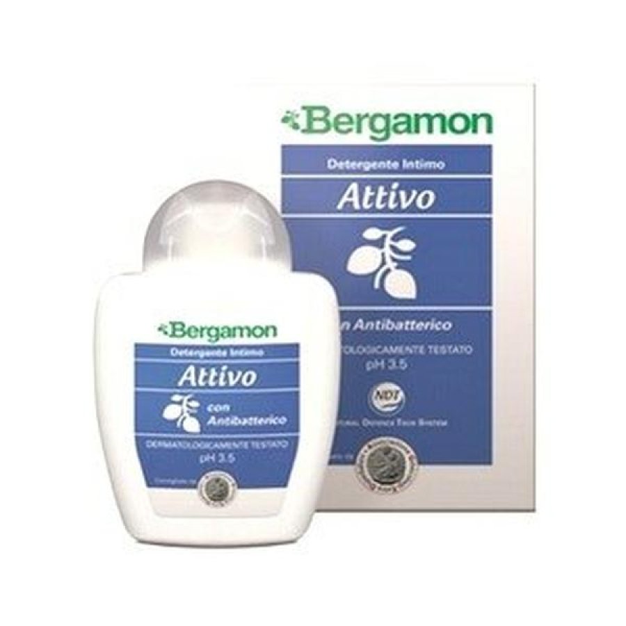 Polifarma Benessere Bergamon - Detergente Intimo Attivo con Antibatterico 200 ml Polifarma Benessere Bergamon - Detergente Intimo Attivo con Antibatterico 200 ml