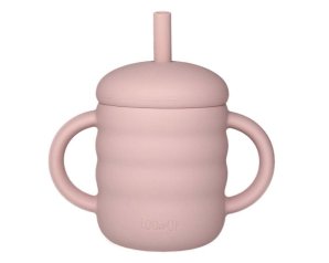 J Bimbi Bfree Sippi 1 rosa - bicchiere antigoccia per bambini 4 mesi+