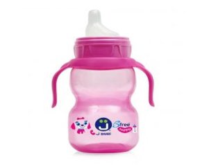 J Bimbi Bfree Sippi 2 rosa - tazza evolutiva con beccuccio per bambini