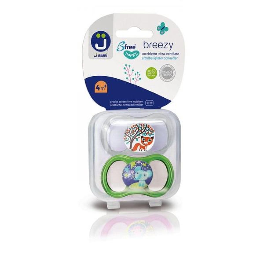 J Bimbi Bfree biberon 4+ mesi 2 succhietti trasparenti/verde - set biberon e succhietti J Bimbi Bfree biberon 4+ mesi 2 succhietti trasparenti/verde - set biberon e succhietti