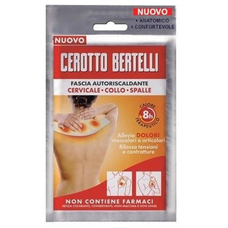 Bertelli Fascia Autoriscaldante Cervicale Collo Spalle 1 Pezzo Bertelli Fascia Autoriscaldante Cervicale Collo Spalle 1 Pezzo