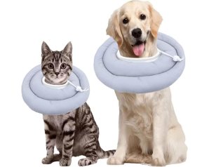 Collare X Cane Blu Cobal. 15 X 37 - supporto ortopedico per sostegno articolare e muscolare