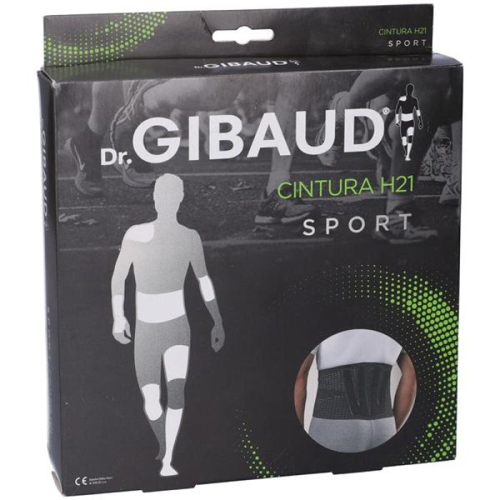 Cintura Lombare Gibaud Sport Altezza 21 cm per Sostegno Schiena e Zona Lombare durante Attività Sportive Cintura Lombare Gibaud Sport Altezza 21 cm per Sostegno Schiena e Zona Lombare durante Attività Sportive