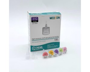 Curafine ago penna 6 mm 100 pezzi - aghi per penna insulina sterili monouso