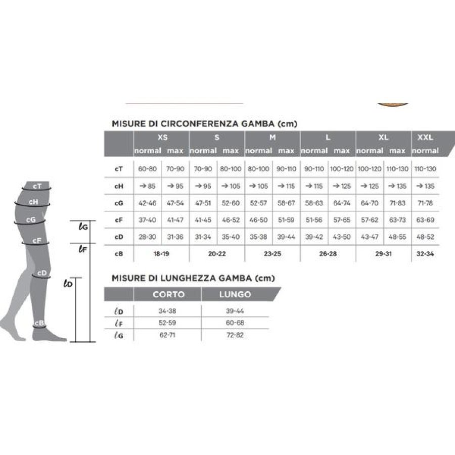 Gloriamed Evo 162 Gambaletto a Compressione Graduata Medicale Unisex per Vene Varicose e Gambe Stanche, Taglia Media Grande Gloriamed Evo 162 Gambaletto a Compressione Graduata Medicale Unisex per Vene Varicose e Gambe Stanche, Taglia Media Grande