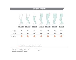 Gloriamed Evo 162 AG S/C - calza elastica medicale a compressione graduata
