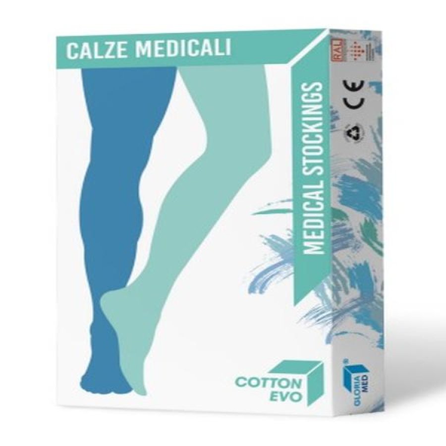 Gloria Med Gambaletto Corto Cotton Evo 262 Beige Misura Medium Gloria Med Gambaletto Corto Cotton Evo 262 Beige Misura Medium