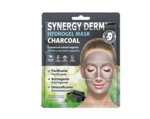 Synergy Derm Hydrogel Mask Charcoal - maschera viso in hydrogel al carbone purificante