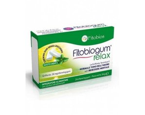 Fitobios Fitobiogum Relax Integratore Alimentare 24 Chewing Gum