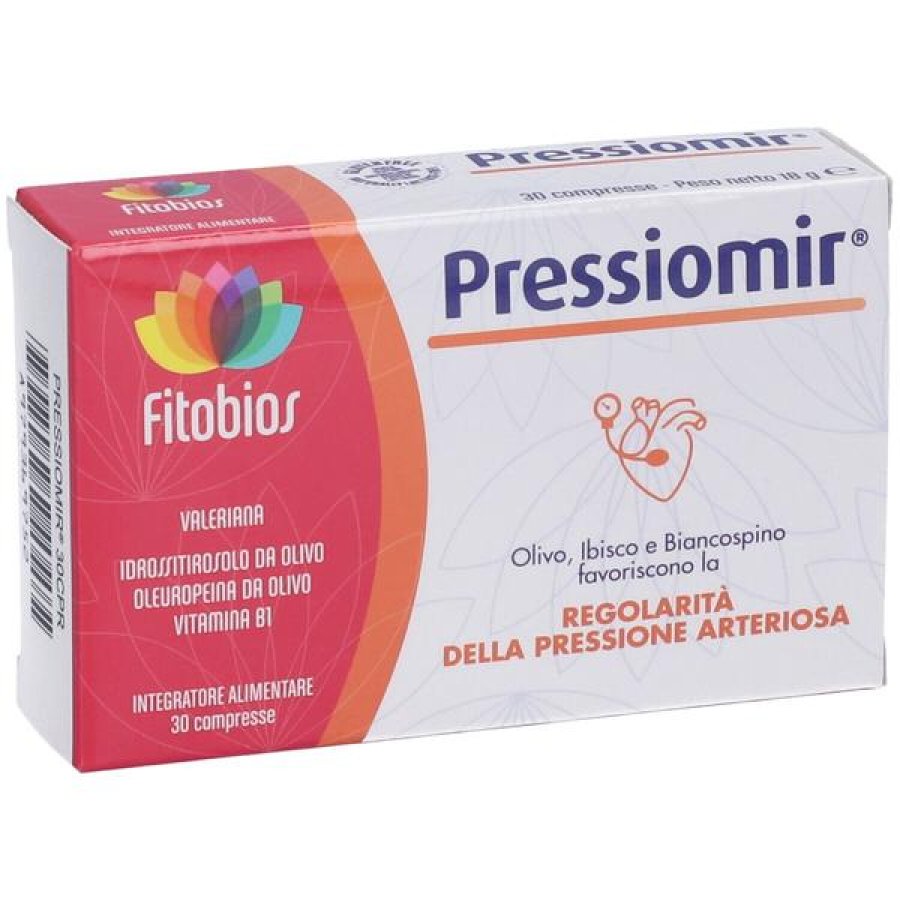 Pressiomir Fitobios 30 Compresse Integratore per la Pressione Arteriosa e il Benessere Cardiovascolare Pressiomir Fitobios 30 Compresse Integratore per la Pressione Arteriosa e il Benessere Cardiovascolare