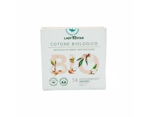 Farvima Medicinali Assorbenti Esterni Ladystar 100%cotone Bio Anat 14 Pezzi
