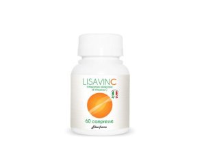 Lisavin C Integratore di Vitamina C 60 Compresse per Sostenere le Difese Immunitarie e Ridurre Stanchezza e Affaticamento