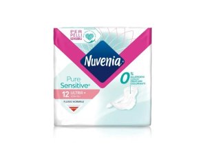 Nuvenia Pure Sensitive Ultra Giorno 12 pz - assorbenti con ali per pelli sensibili
