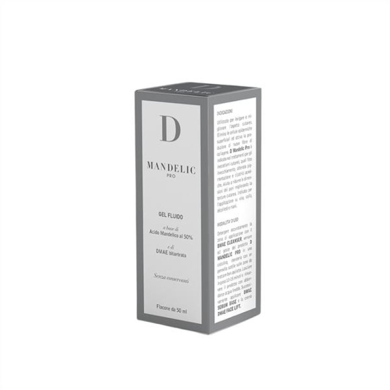 D Mandelic Pro Gel Viso Esfoliante al Mandelico 50 ml Trattamento Intensivo Pelle Impura e Macchie