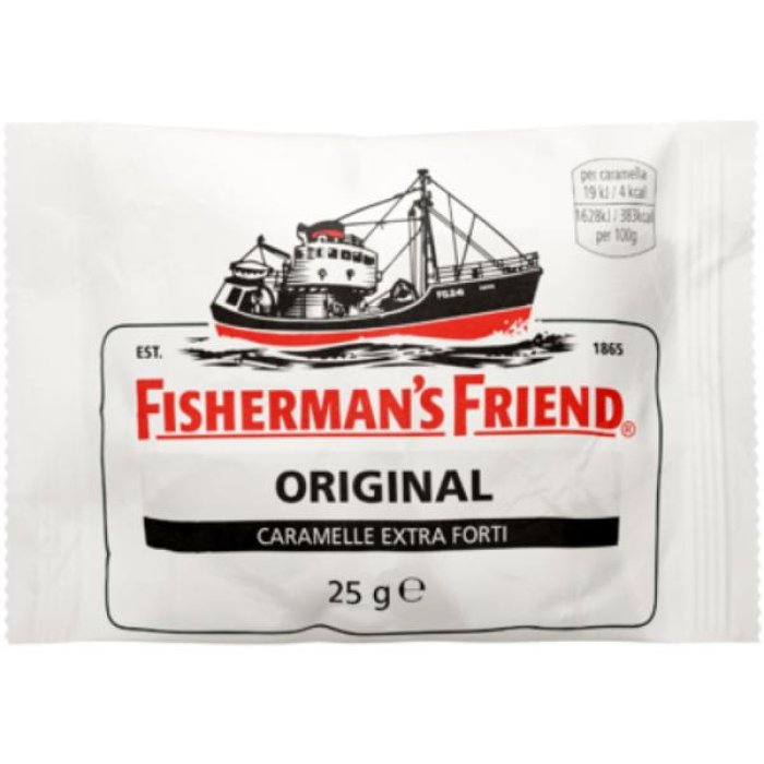 Fisherman&rsquo;s Friend Original Caramelle Balsamiche alla Menta Forte per Gola e Respiro 25 g