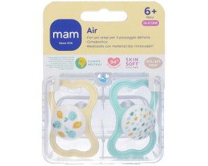 Bamed Baby Italia Mam Air Succhietto 6+ Mesi Caucciu' Doppio Maschio