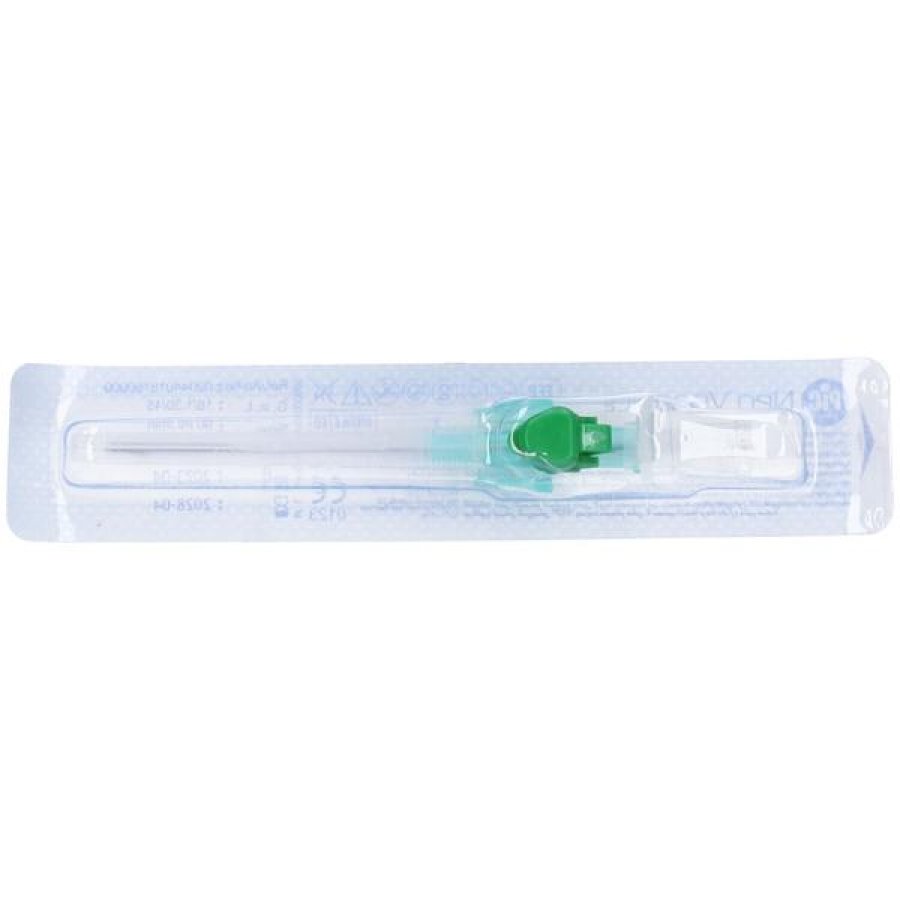 Ago Cannula Venopic 2V calibro 18 x 45 mm per infusione endovenosa sterile monouso Ago Cannula Venopic 2V calibro 18 x 45 mm per infusione endovenosa sterile monouso