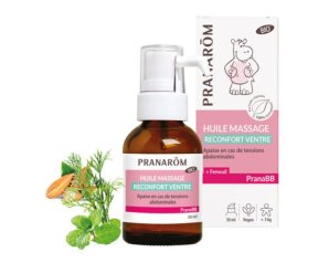 Pranarom Bebe Olio da Massaggio alla Mandorla 30 ml – Olio Naturale Delicato per la Pelle Sensibile dei Neonati