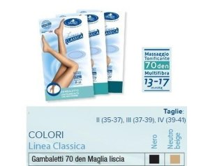 Keisler gambaletto 70 den beige taglia 5 - calza elastica contenitiva per il benessere delle gambe
