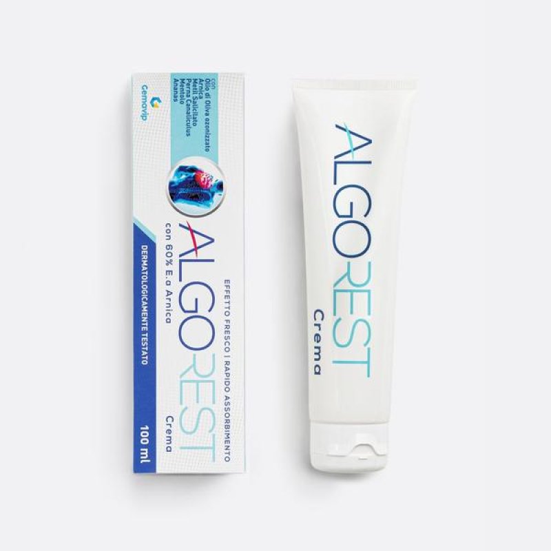 Algorest crema 100 g - crema lenitiva per dolori muscolari e articolari Algorest crema 100 g - crema lenitiva per dolori muscolari e articolari
