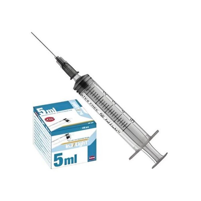 Siringa sterile 5 ml con ago sottile 10 pezzi - siringhe monouso per uso iniettivo Siringa sterile 5 ml con ago sottile 10 pezzi - siringhe monouso per uso iniettivo