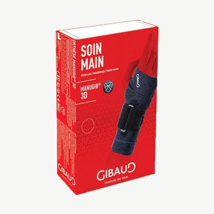 Gibaud Manugib 3D Tutore Polso e Mano Destra Taglia 5 – Supporto Ortopedico per Dolore, Tendinite e Tunnel Carpale Gibaud Manugib 3D Tutore Polso e Mano Destra Taglia 5 – Supporto Ortopedico per Dolore, Tendinite e Tunnel Carpale