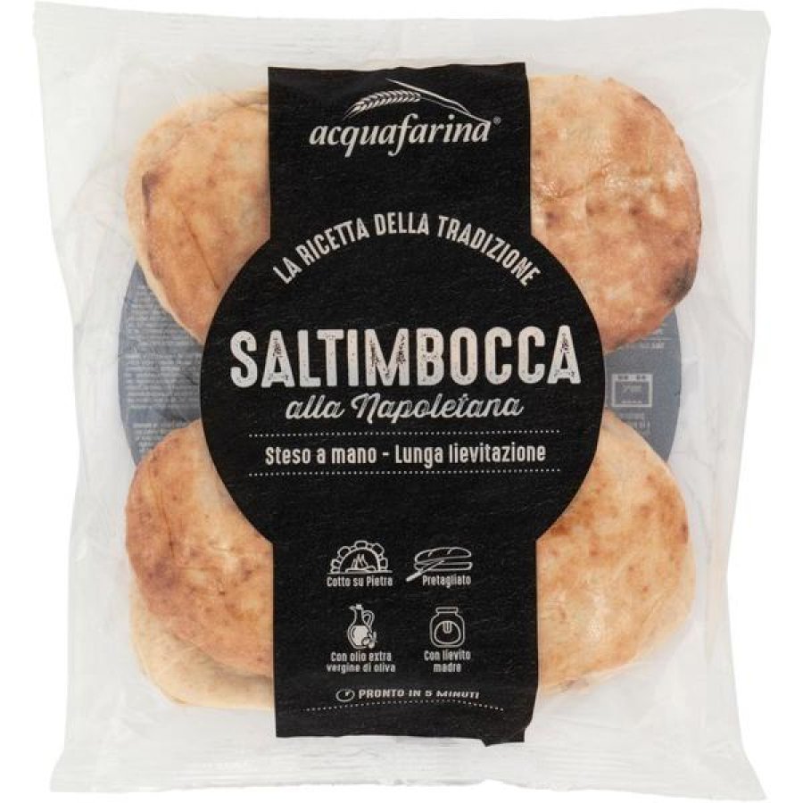 Pane Saltimbocca box 4x150 g - pane tipo saltimbocca morbido pronto da farcire Pane Saltimbocca box 4x150 g - pane tipo saltimbocca morbido pronto da farcire