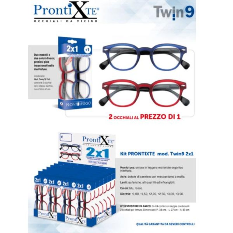 PRONTIXTE TWIN8 Kit 24 Pezzi Originale Universale per your esigenze di ricambio e manutenzione
