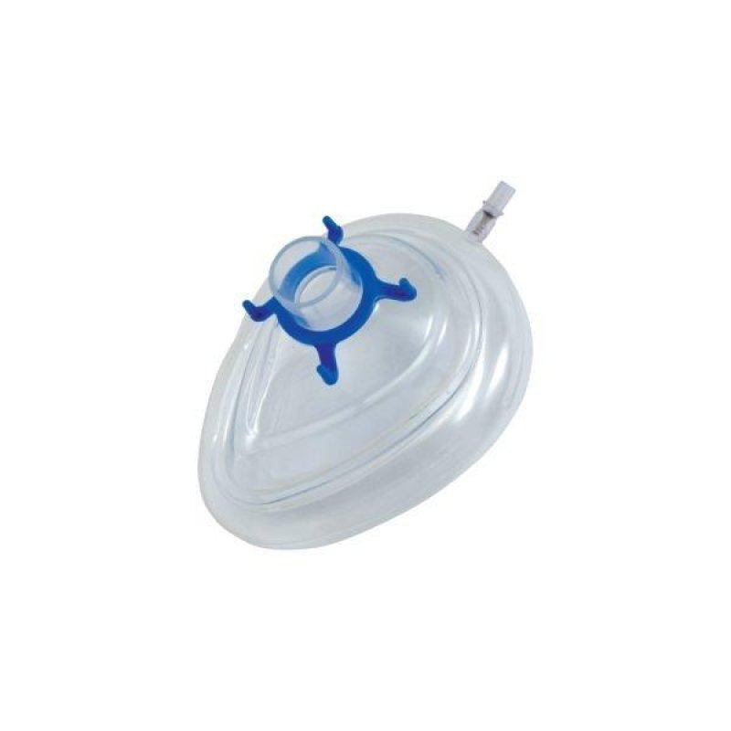 Maschera anestes per anestesia monouso per adulti misura 4 con cuscino gonfiabile e bordo morbido Maschera anestes per anestesia monouso per adulti misura 4 con cuscino gonfiabile e bordo morbido