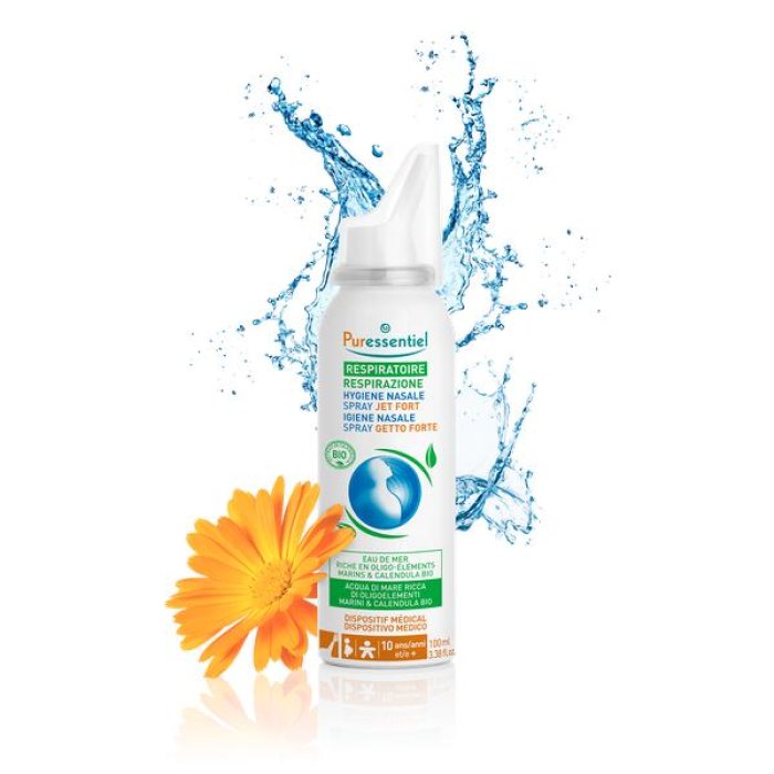 Puressentiel Respirazione - Spray Isotonico Getto Forte alla Calendula 100 ml Puressentiel Respirazione - Spray Isotonico Getto Forte alla Calendula 100 ml