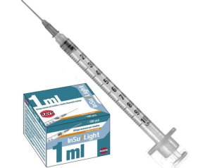 About Medically Siringa 1 Ml Ago Gauge 25 Luer Slip 100 Pezzi