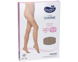 Sauber Charme collant a compressione medicale forte per donna, calze contenitive city ward per circolazione e benessere delle gambe