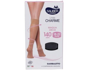 Sauber Charme Collant 140 Denari Tutton Taglia 5 a Compressione Graduata Riposante per Gambe Leggere