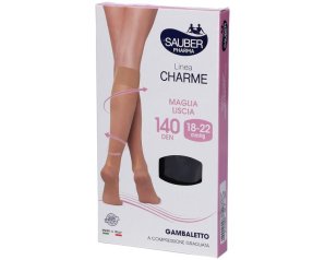 Sauber Charme Collant 140 Denari a Compressione Graduata Colore Nero Taglia 1