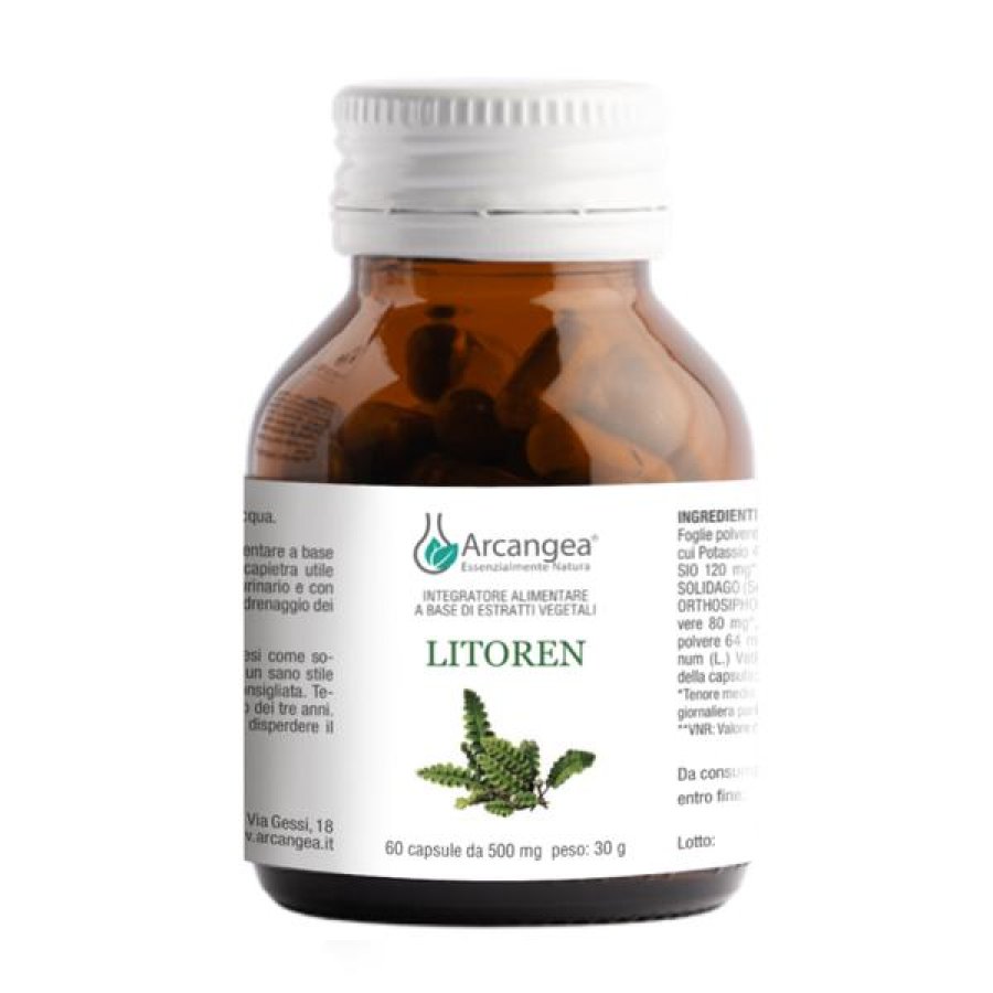 Arcangea Litoren Integratore Naturale 60 Opercoli Arcangea Litoren Integratore Naturale 60 Opercoli