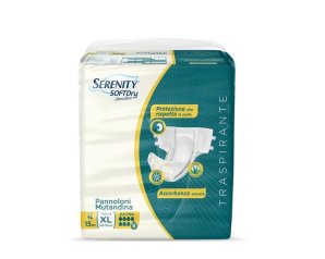 Serenity Soft Dry - Sensitive Extra Pannoloni Mutandina Taglia XL 15 Pezzi
