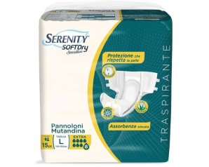 Serenity Pannolone Mutandina Sd Sensitive Super Taglia Xl 15 Pezzi