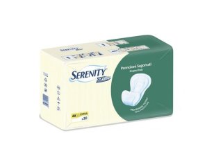 Serenity Soft Dry+ Pannolone Sagomato Protezione Super Assorbente per Incontinenza 30 Pezzi