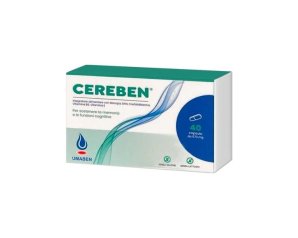 Cereben Integratore Alimentare per Memoria e Concentrazione 40 Capsule