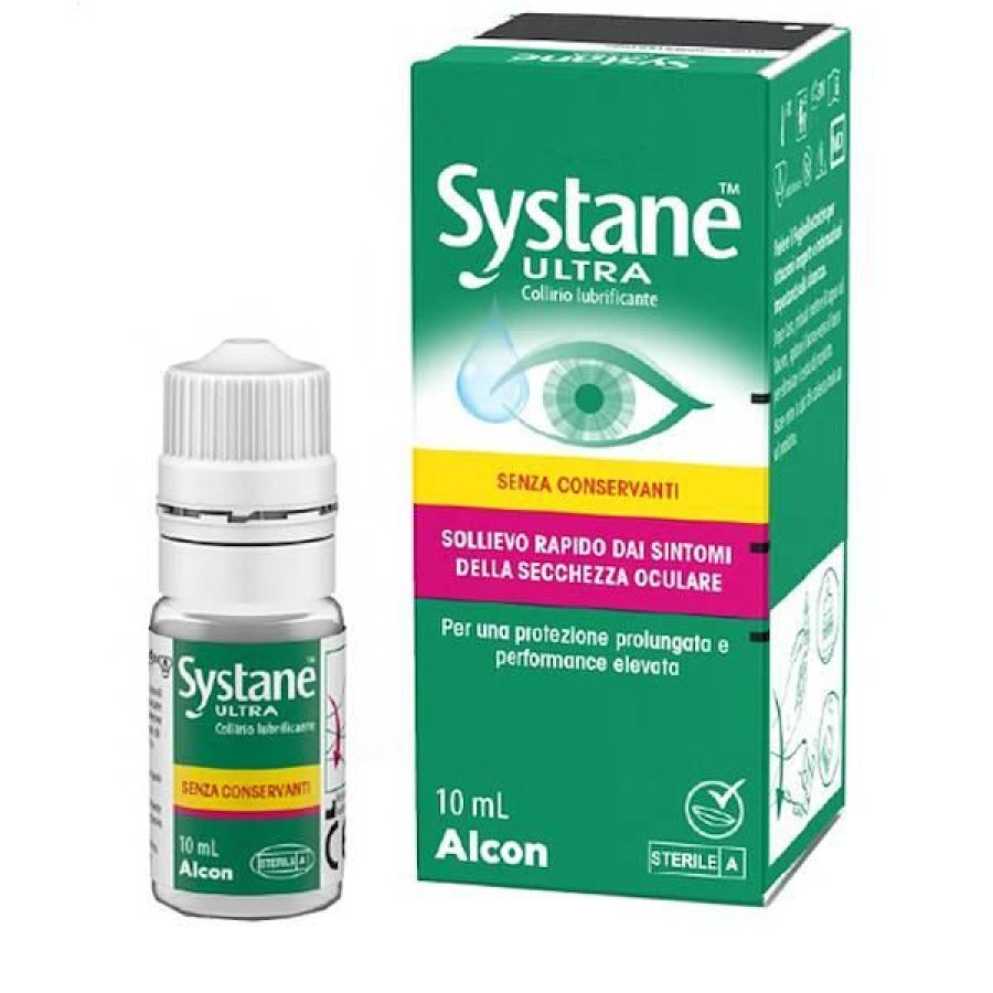 Systane Ultra Senza Conservanti Collirio Lubrificante per Occhi Secchi 10 ml Systane Ultra Senza Conservanti Collirio Lubrificante per Occhi Secchi 10 ml