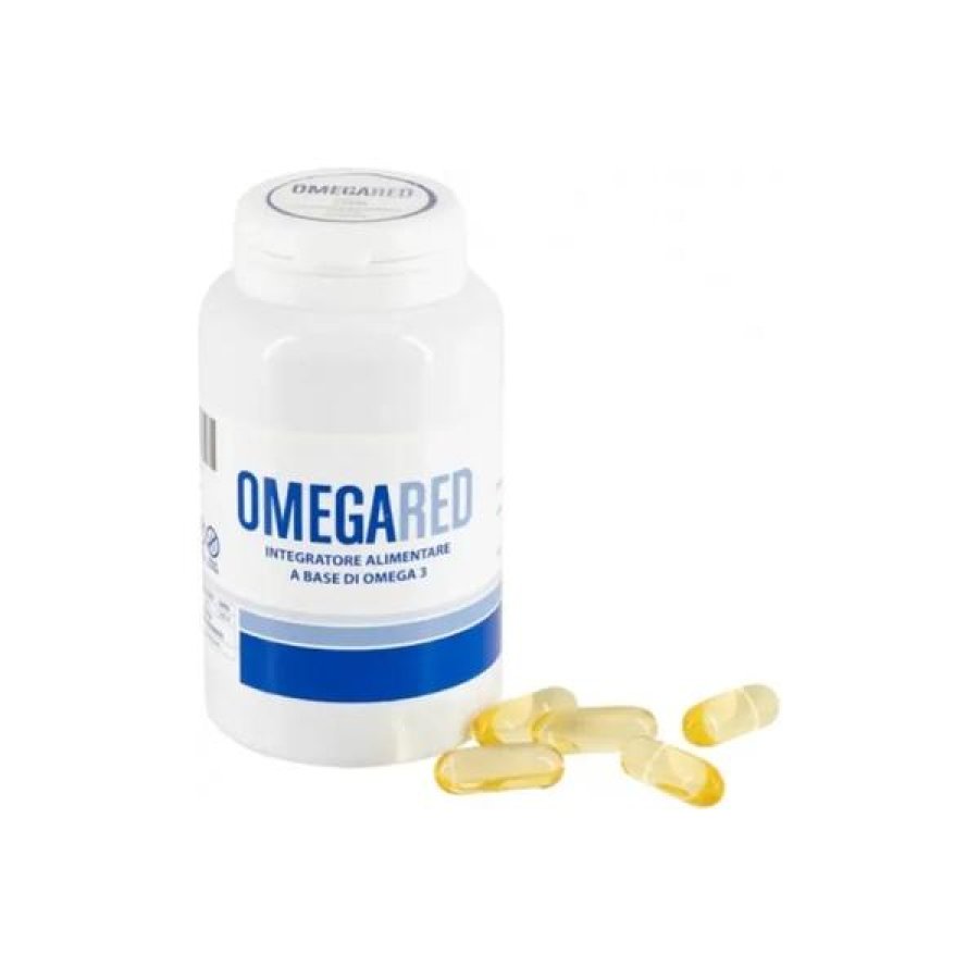 Omegared 60 Perle Integratore di Acidi Grassi Essenziali Omega Tre per Benessere di Cuore e Colesterolo Omegared 60 Perle Integratore di Acidi Grassi Essenziali Omega Tre per Benessere di Cuore e Colesterolo